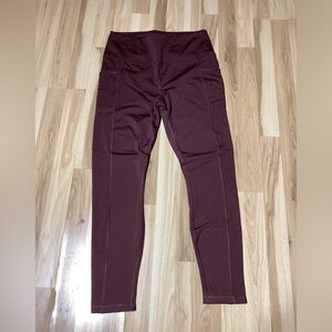 90 Degree Brown Fleece Lined Leggings Size XL